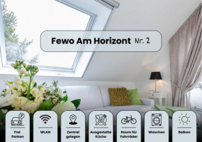 Am Horizont No 2 Fewo für 4 Pers, 2 Schlafzimmer, Südbalkon, W-LAN, Homeoffice geeignet, Parkplatz in Zingst